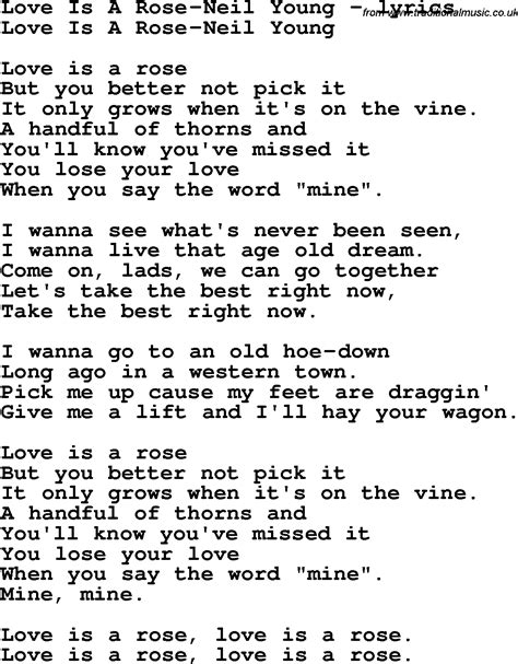 Lyrics Love Is A Rose - LYURIVAC