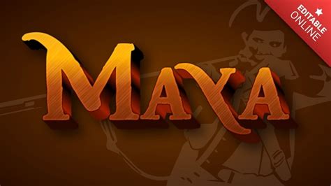 Maya Text Tutorial 的图像结果