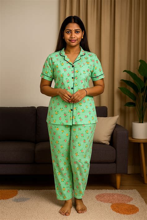 Women Collar Co-ord Set – Tirupur Dress