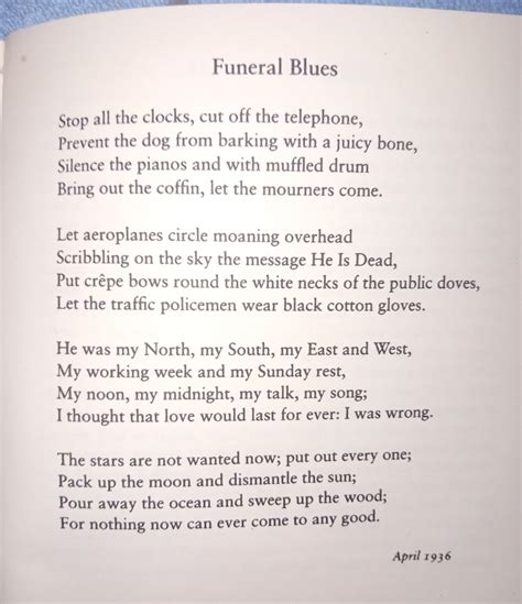 funeral blues on Tumblr