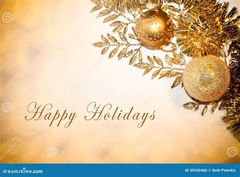 Happy Holidays Card stock photo. Image of season, holidays - 35930486