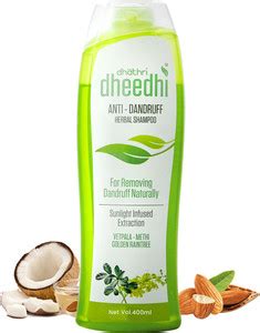 DHEEDHI Anti-Dandruff Herbal Shampoo|Soothes Scalp Itching& Irritation ...