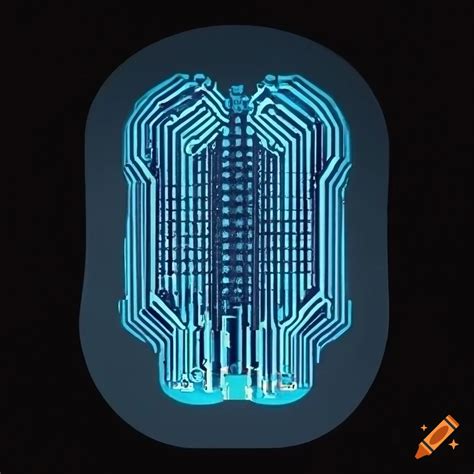 X-ray circuit board with interconnected wires on Craiyon