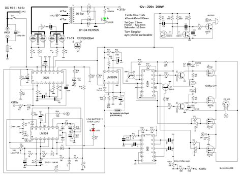 DC to AC Inverter Circuit Diagram