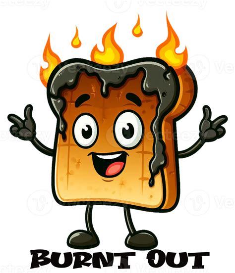Funny Burnt Toast Man 42886743 PNG