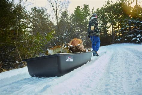 Buy Shappell Jet Ice Fishing Sled, Large Heavy-Duty Multi-Purpose ...