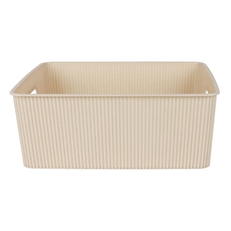 Doric Tan Storage Basket Medium | At Home