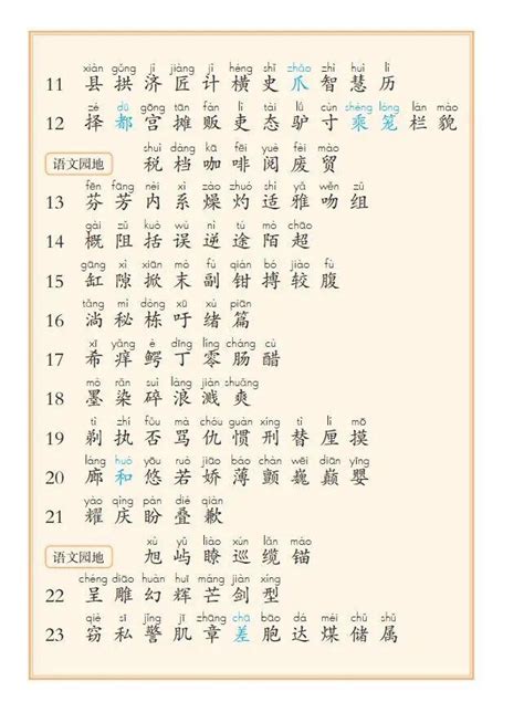 北京版小学英语1至6年级词汇带音标