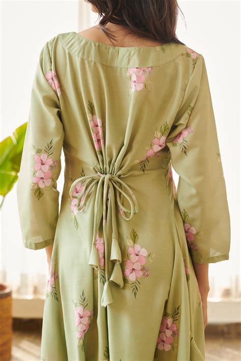 Pickle Green Dhoti Jumpsuit – Pasha India