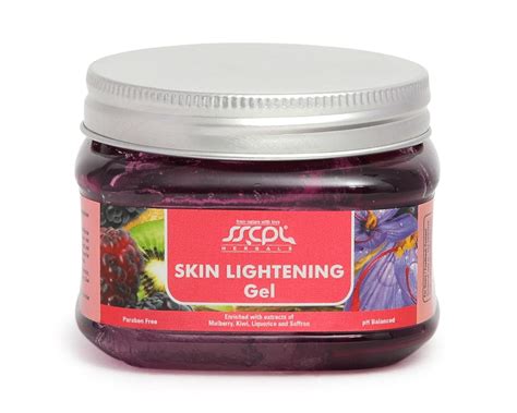 SSCPL Herbals Skin Lightening Gel with Mulberry, Kiwi, Licorice and ...