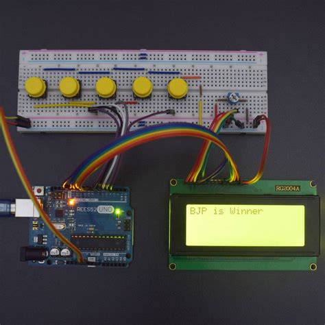 Make a Smart Electronic Voting Machine using push – REES52