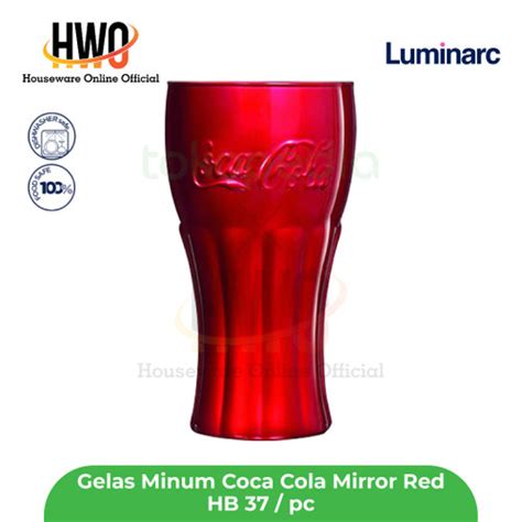 Jual Luminarc Gelas Minum Coca Cola Tumbler Mirror Red HB 37 / pcs ...