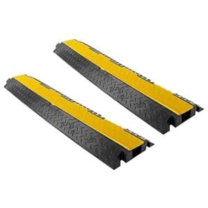 Pyle 40" Cable Wire Protector Cover Ramp Track with Interlocking System ...