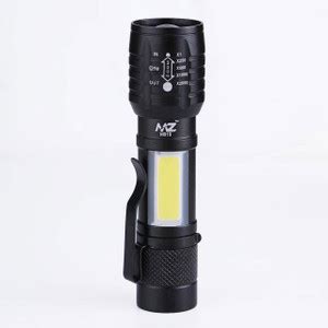 MZ M919 (ZOOMABLE LED METAL ) with SOS Function, 25W Laser COB, 500mAh ...