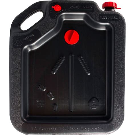 FloTool 16-Quart Super Duty Oil Drain Container, Model# 42003MI ...