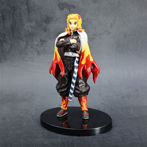 Demon Slayer Anime Hashira Action Figure With Stand (Rengoku 16 Cm ...
