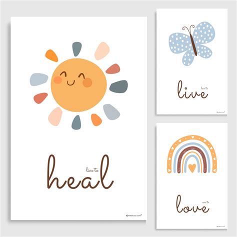 Medicozi Mental Health and Wellbeing Posters for Clinics, Hospitals and ...
