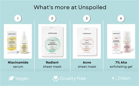 Buy Unspoiled Hyaluronic Face Sheet Mask With Lactic acid and Coconut ...