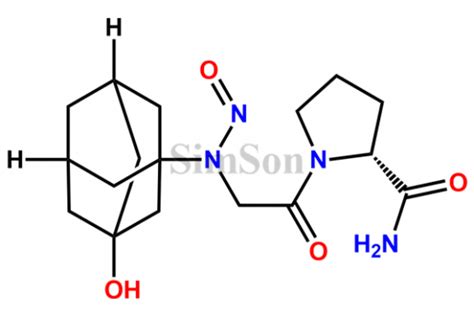 N-Nitroso Analogue Of Vildagliptin Amide Impurity | CAS No- NA | Simson ...