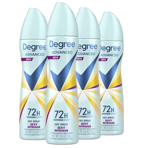 Degree Women Antiperspirant Deodorant Dry Spray, Intrigue Scent, 3.8 ...