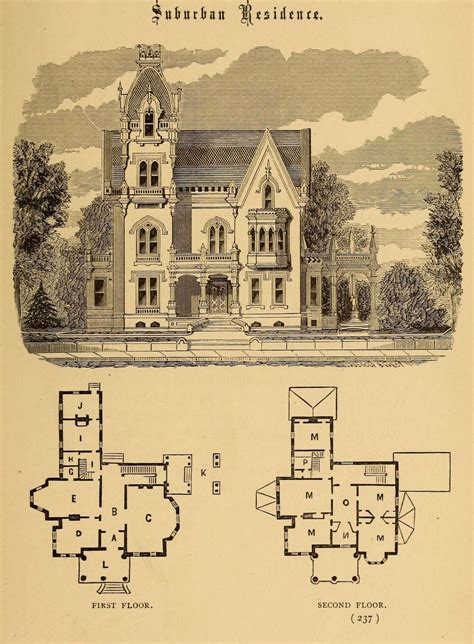 Gothic Mansion Floor Plans