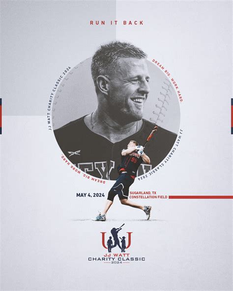 Connie Watt on LinkedIn: SAVE THE DATE! The J.J. Watt Charity Classic ...