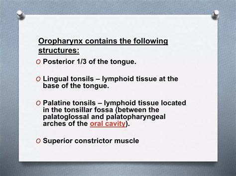Oropharynx presentation by me | PPTX