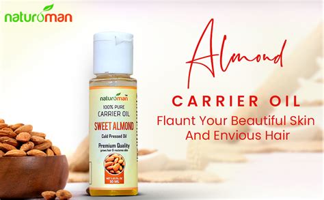 Buy Naturoman Cold Pressed Almond Carrier Oil | Suitable for All Skin ...
