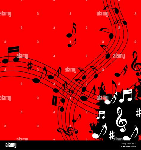 Red Music Notes 的图像结果