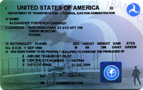 Faa Mechanic License - tenyellow