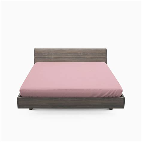 Milano ett rosa dra på lakan i bomull i mått 90 x 200 x 15 cm, från ...