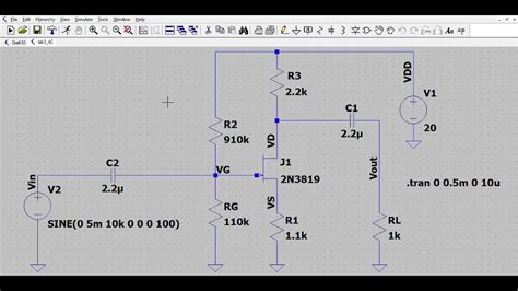 Image result for Common Source JFET Amplifier Self-Biasing Lab