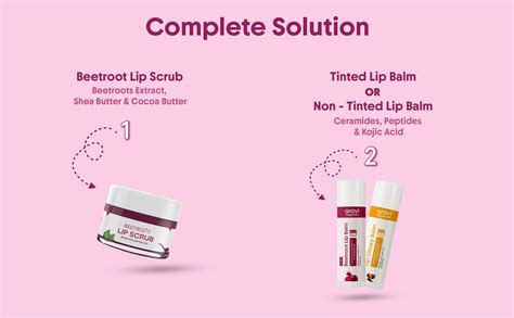 Beetroot Lip Scrub For Exfoliation, Lips Brightening & Softness - 15g ...