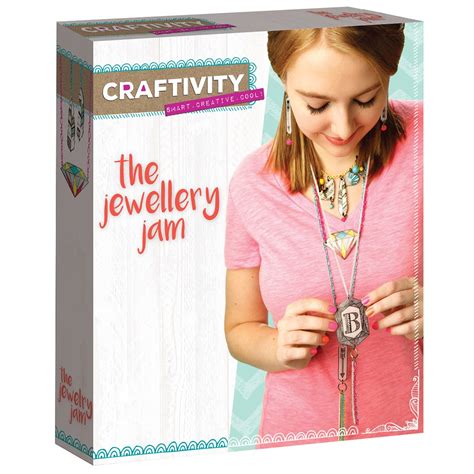 CRAFTIVITY â€“ Jewelry Jam â€“ Complete Craft Project Kit â€“ Create ...