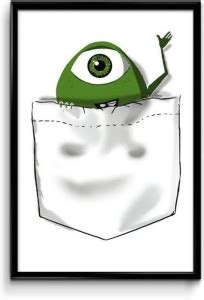 Monster Inc Mike Paper Print - Movies, Comics posters in India - Buy ...