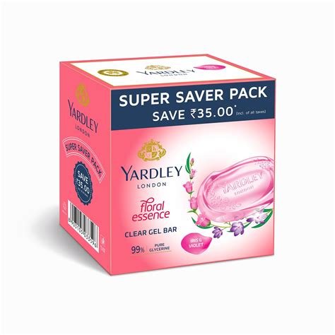 Buy Yardley London Yardley Clear Gel Bar Iris And Violet - With 99% ...