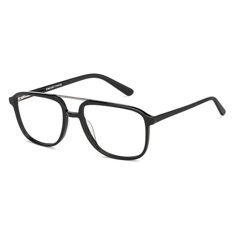 Buy Black Gunmetal Full Rim Square Vincent Chase HD Acetate VC E11797 ...