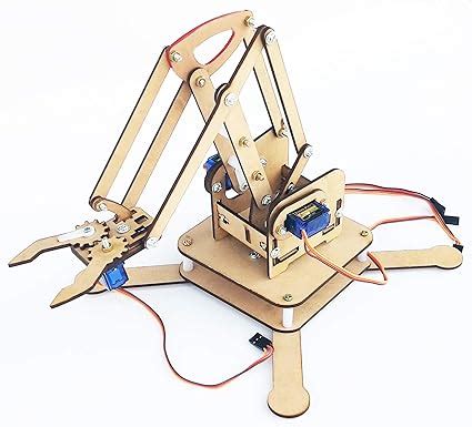 Buy Kit4Curious 4 DOF servo Controlled Robotic arm with Gripper ...