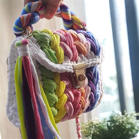 Shiroli Handmade Designer Magic Palette Crochet Bag