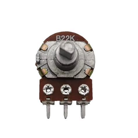 22K Ohm Rotary Potentiometer B22K 3 Pin | Variable Resistor for Arduin ...