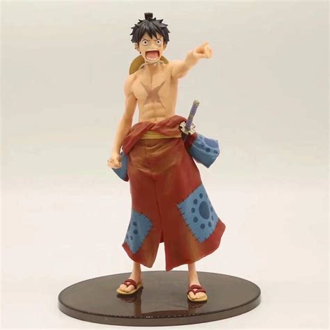Buy NAMFSR One Piece Wano Country Kimono Luffy Modeling King Figure ...