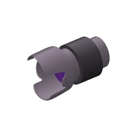 Icône d'objectif de caméra en style cartoon isolé sur fond blanc ...