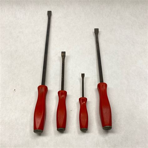Snap On 4 Pc. Striking Pry Bar Set, SPBS8, SPBS12, SPBS18, SPBS24 ...