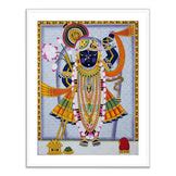 Lord Shrinathji Nathdwara Wall Painting | Indian Art for Wall Decor ...