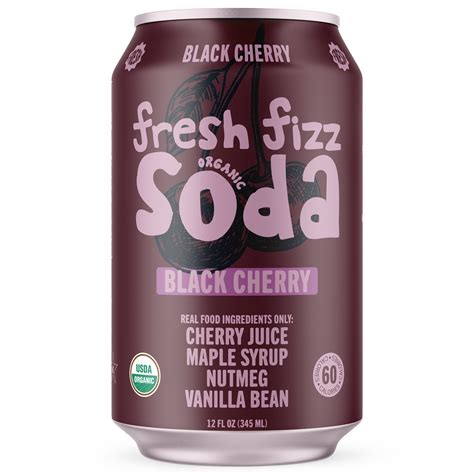 Black Cherry (12-Pack) – Fresh Fizz Sodas