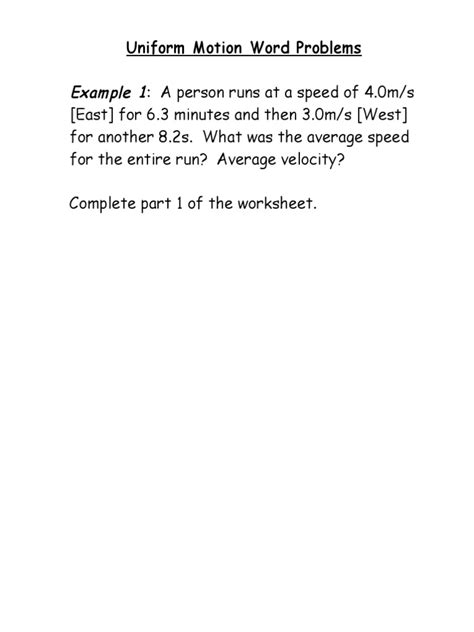 Image result for Help with Math Word Problems for Free Online Uniform Motion