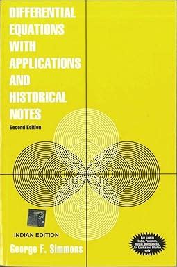 Differential Equations with Applications and Historical Notes | 2nd ...