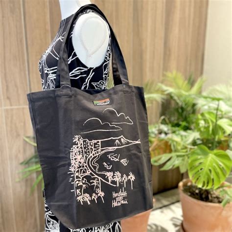 【Patagonia】ハワイ限定 希少 Pataloha Honolulu トートバッグ ブラック 黒 パタゴニア パタロハ ホノルル ...