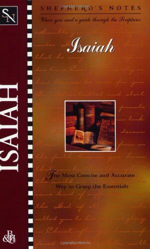 Buy Shepherds Notes : Isaiah Book Online at Low Prices in India ...