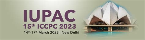 IUPAC 15TH ICCPC 2023 NEW DELHI